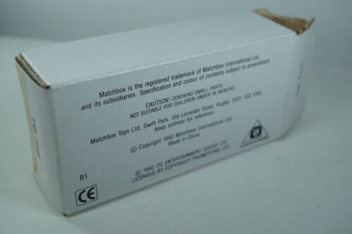 1992 Matchbox TYCO ITC THUNDERBIRDS THE HOOD Figure Mail Away New Mailer Box - Picture 2 of 7