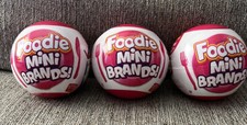 FOODIE MINI BRANDS Ball Lot Of 3 ZURU 5 Surprise Sealed NEW