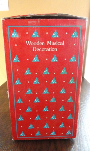 Vintage Weihnachtsmann Weihnachten auf Schaukelstuhl Figur 14x6x10" ohne Musik - Bild 5 von 18