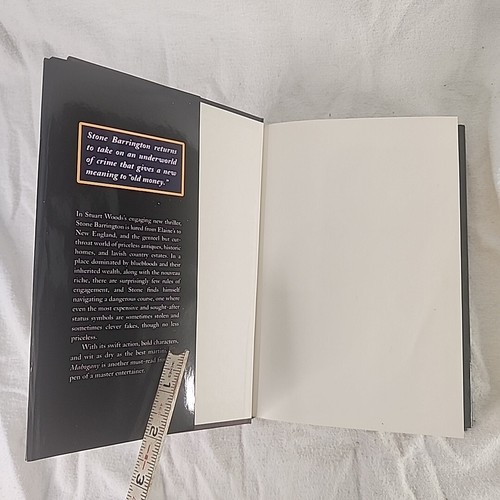 Book Hot Mahogany A Stone Barrington Novel Hardcover Stuart Woods First Edition - Picture 4 of 6