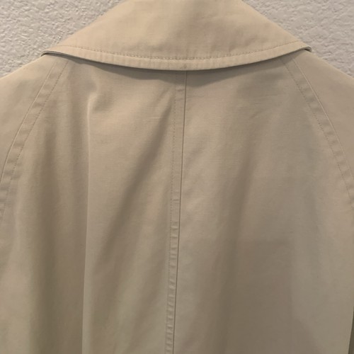 Vintage London Fog Trench Coat Beige Brown Cleath Cloth Size 42 Reg - 第 10/14 張圖片