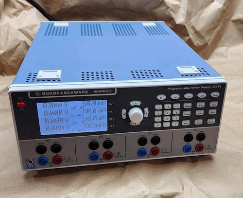 Rohde & Schwarz 4 ch Programmable Power Supply HMP4040 w H0732 USB LAN ethernet