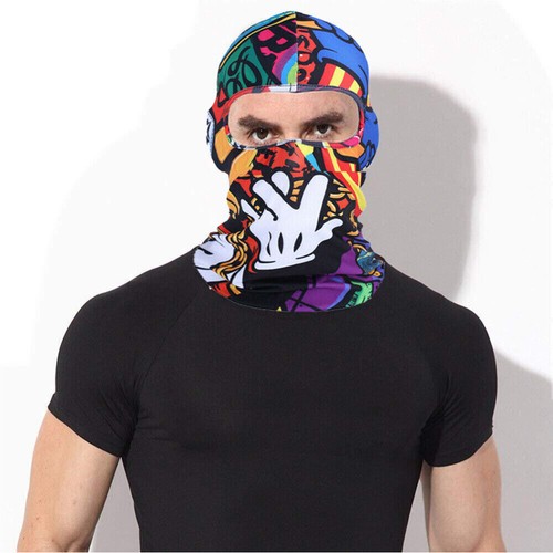 Máscara facial de pasamontañas camuflada protección UV esquí capucha solar máscaras tácticas para hombres mujeres - Imagen 2 de 35