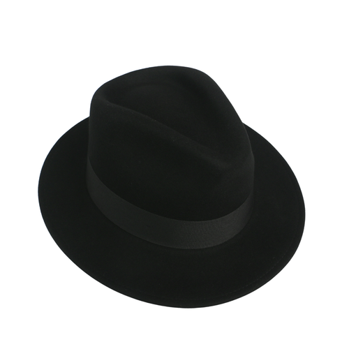 Classic Fedora Hat for Men & Women - Wide Brim, Sweatband With Black Bow Ribbon - Picture 31 of 39