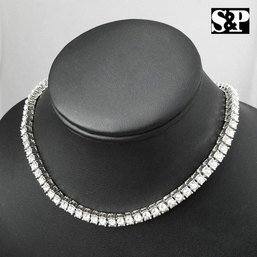 BRICK SQUAD 2 ESKIMO PENDANT & 20" Full Iced Miami Cuban Choker Chain Necklace - Picture 10 of 26