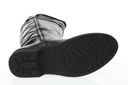 Womens TARYN ROSE 167466 Black Leather Waterproof Tall Boots size 6.5 - Picture 6 of 6