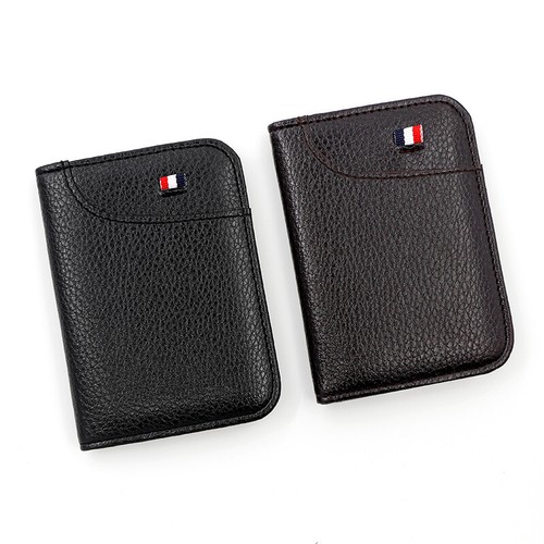 Men Blocking Money Clip Credit Card Holder Clutch Thin Wallet Thin Minimalist US - Picture 2 of 14