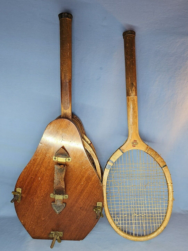 Juego de prensa de raqueta de tenis de césped múltiple de colección de 3 slazengers spalding independiente - Imagen 2 de 24