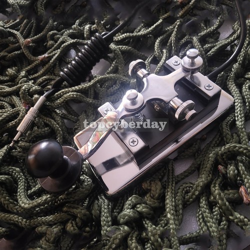 K4 Ręczny klucz telegraficzny Morse Key CW Key Fit Radio krótkofalowe Morse Code Practice - Zdjęcie 3 z 8