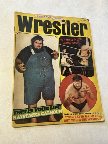 JULY 1972 THE WRESTLER MAGAZINE HAYSTACKS CALHOUN / GORILLA MOONSOON/IVAN KOLOFF - Bild 1 von 6