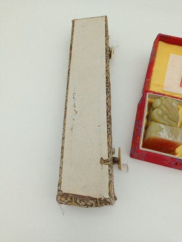 ⚡Cineschisch Stempel Kasten + Fächer  China Budhismus Art Deko Wohnung⚡ - Bild 15 von 15