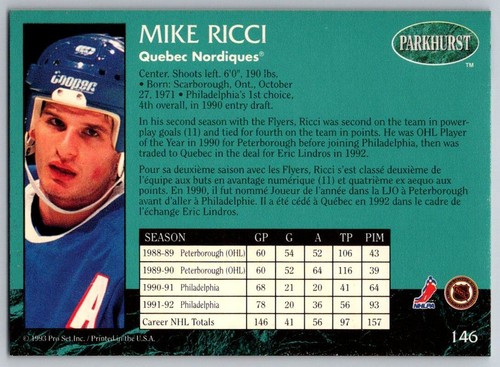 1992-93 Pro Set Parkhurst PICK FROM LIST - Picture 295 of 483