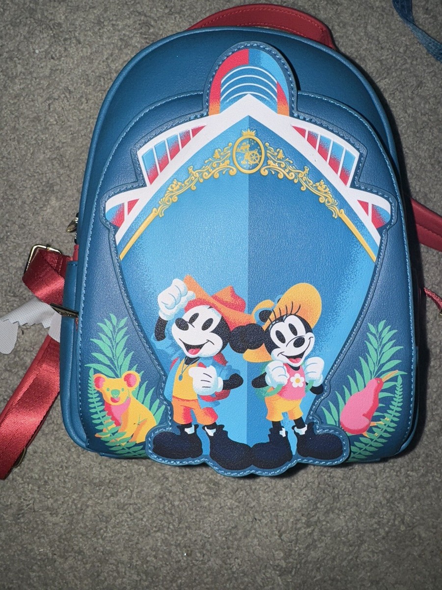 NEW Disney Cruise Line Loungefly Mini Backpack Mickey Minnie