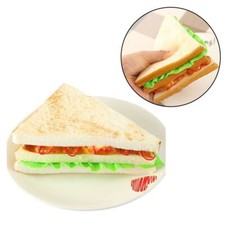 High Detailed PU Artificial Food Fake Sandwich for Eye Catching Displays