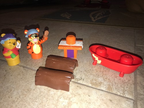 *Rare Collection of Disney Winnie the Pooh**Set of 6**Mega Bloks**Figures Toys* - Picture 1 of 5