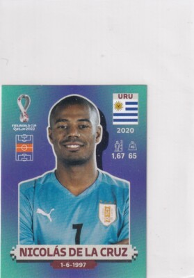 Panini Qatar World Cup Sticker 2022 Uruguay Nr. URU 13 Nicolas De La Cruz