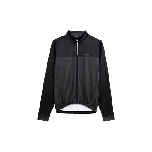 Madison Sport Herren Langarm Thermo Trikot - schwarz - Medium - Muster - Bild 1 von 3