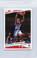 2005/06 Topps #86 Tyson Chandler Bulls Signed Auto *K5276