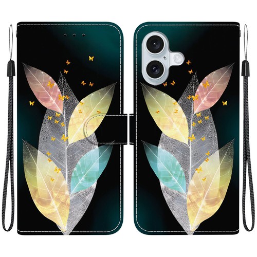 Luxury Flower Butterfly Lion Cat Painted Flip Wallet Cover Case for 14 Pro Max - Picture 19 of 32