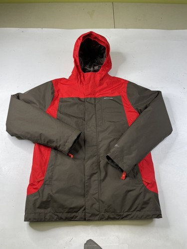 Patagonia Jungen 3-in-1 Parka Zip Out Puffjacke H2No Gr. (14) XL ROT BRAUN KAPUZE - Bild 1 von 11