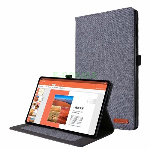 Denim Textured Flip Cover Case for Lenovo Tab M10 FHD Plus TB-X606F/X 10.3" - Picture 7 of 20