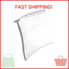 Shower Door Bottom Sweep, 36 x 1 Vinyl Strip, Clear, 5/32 Tee Insert Shape