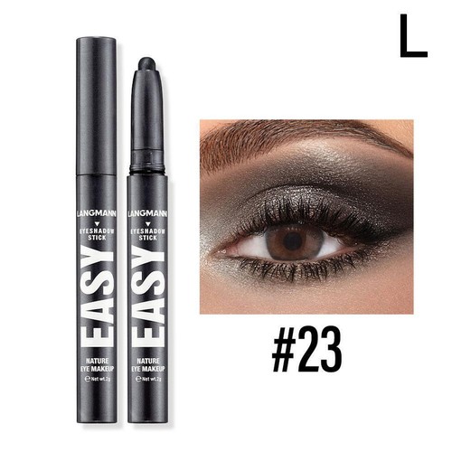 Matte Eyeshadow Stick 12 Colours Eye Shadow Pen Shimmer Lipstick Crayon Q49C - Picture 24 of 36