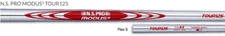 Mint NIPPON SHAFT MODUS³ TOUR125, S Flex, .355 Taper Tip, Choose Shaft