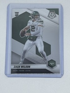 2021 Mosaic Zach Wilson Rookie Card RC #302 Jets