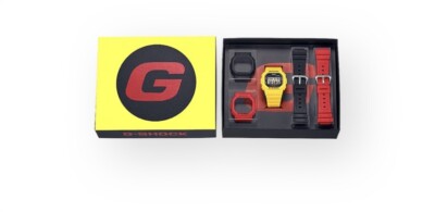 Casio G Shock DWE5600R-9 Limited Edition With Extra Bands & Bezels, BNIB