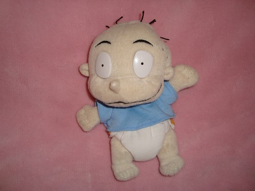 Nickelodeon Rugrats Tommy Pickles Plush & Beans 4" tall x 7" long - Bild 1 von 5