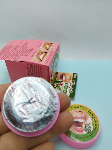 12 x 25g ISME RASYAN Zahnpasta Whitening Thai Kräuternelke Aloe Vera Guave Blatt - Bild 10 von 18