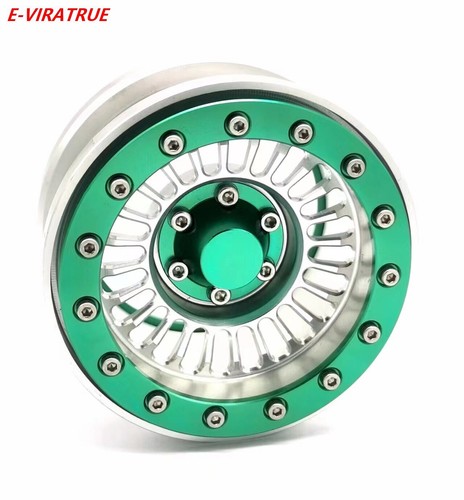 E-VIRATRUE 2.9''Aluminum Wheel For Axial SCX6 1/6 Silver (1pcs) - Picture 14 of 45
