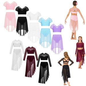 crop top gown for girls