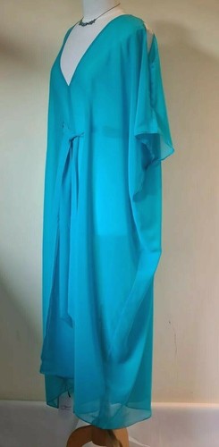 Agent Provocateur turquoise Holiday Beach cover up dress One Size UK 12-24 New - Picture 4 of 12