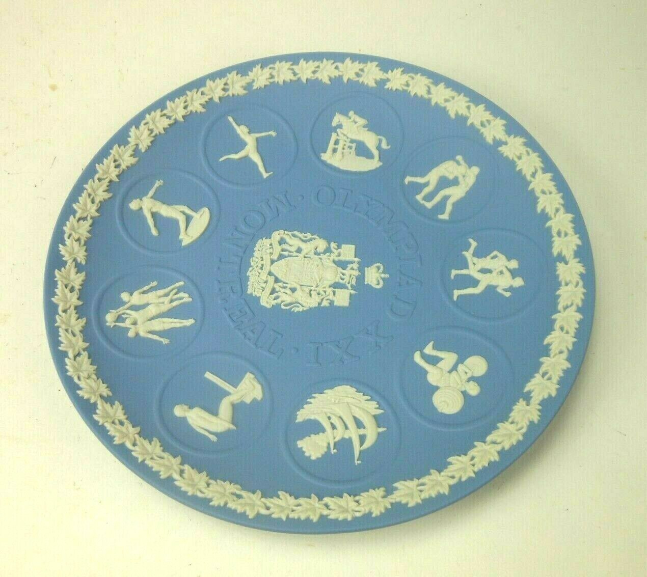 Wedgwood Jasperware Olympiad XXI Montreal Olympics 8 Inch Plate Specially Made