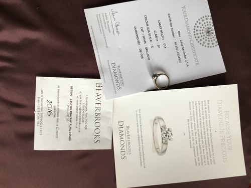 Beaverbrooks Diamant und Saphir Ring - Bild 5 von 5