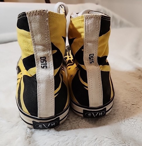 Vintage EDDIE VAN HALEN Shoes Mens 12 EVF 5150 High Top Sneakers Guitarist 1978 - Picture 2 of 8