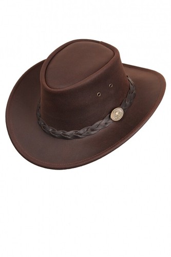 Scippis BUSHMAN Lederhut Westernhut Cowboyhut black o. braun Rindsleder Hut Hüte - Bild 3 von 3