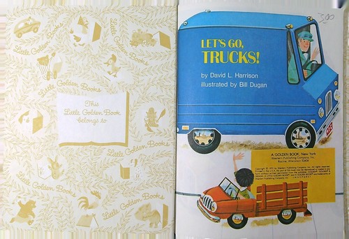 4 Little Golden Books Poky Little Puppy, Animal Daddies, Go Trucks, Scuffy 191b - Imagen 5 de 12