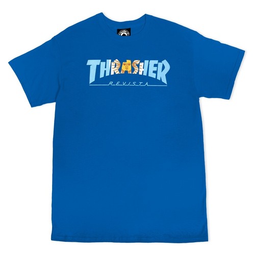 Camiseta para hombre Thrasher Argentina azul real - Imagen 2 de 2