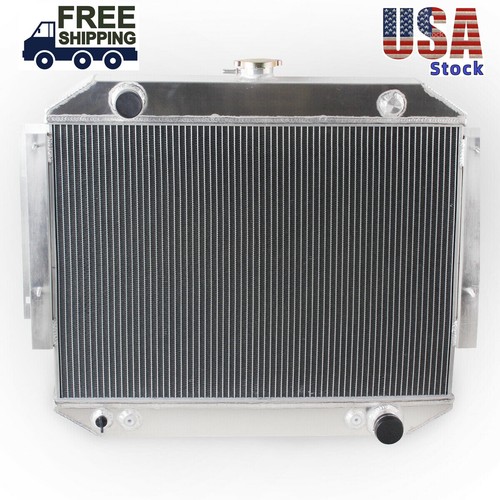 For 71-79 Dodge Ramcharger Dodge B/D/W Series Pickup Van V8 3Row Alu Radiator - Picture 2 of 9
