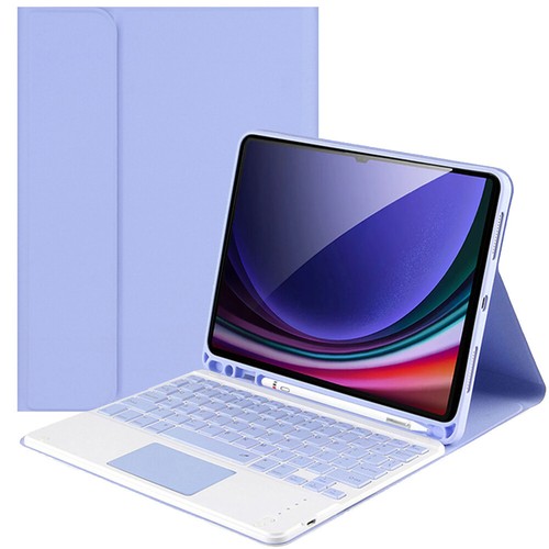 For Samsung Galaxy Tab A9 Plus S9 FE S9 S8 S6 Lite Touchpad Keyboard Case Mouse - Picture 21 of 34