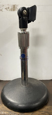 Atlas Soundolier Adjustable Height Desktop Microphone Stand - 13" Cast Iron