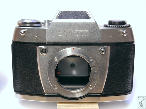 Ihagee Dresden EXA 500 SLR-Kamera mit Meyer-Optik Görlitz Domiplan 50mm f/2.8 - Bild 23 von 23