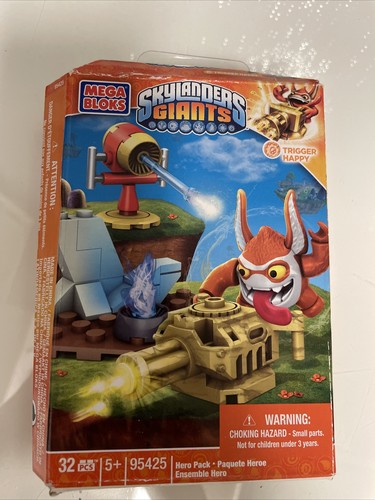 Mega Bloks Skylanders Giants Trigger Happy Hero Pack Figur Playset 95425 NEU - Bild 3 von 3