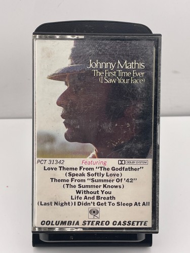 Johnny Mathis The First Time Ever (I Saw Your Face) 1972 Columbia Cassette Rare - Picture 1 of 10