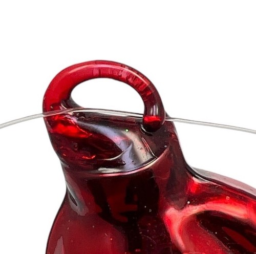 Santa Icicle Christmas Ornament Hand Blown Mercury Glass Holiday - Picture 6 of 8