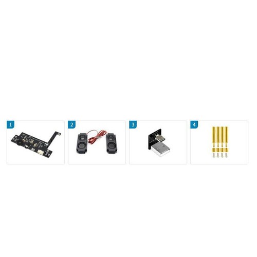 Waveshare Audio Codec Module for Jetson Nano USB Audio Codec Driver-Free Sou KI - Afbeelding 7 van 8