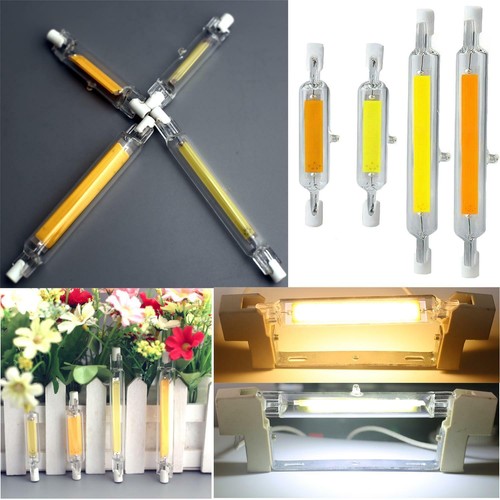 R7s LED Bulb 78mm 118mm Ceramic Glass Tube Light COB 7W 12W 15W 25W 220V/110V - Picture 7 of 11